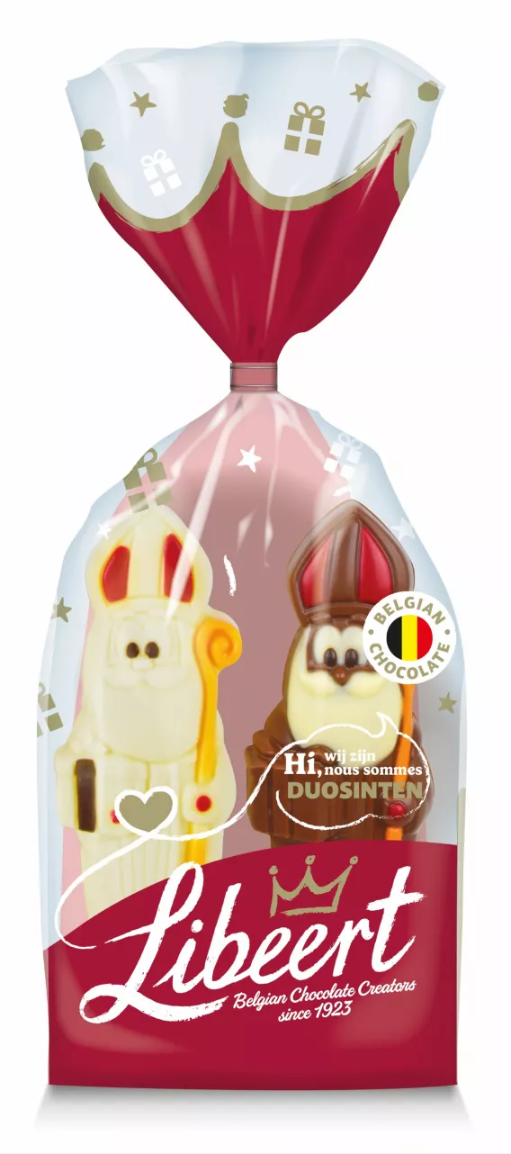 saint nicolas chocolat blanc & lait